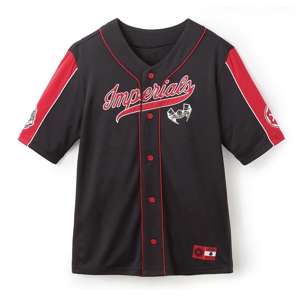Disney Parks Star Wars Imperials #77 Baseball Jersey Adult Size Medium NWT!!
